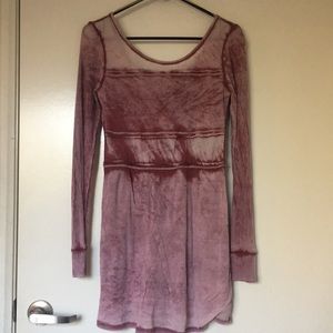 Tie dye knit dress
